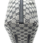 Gucci Tote Gray Black GG Canvas — view 7