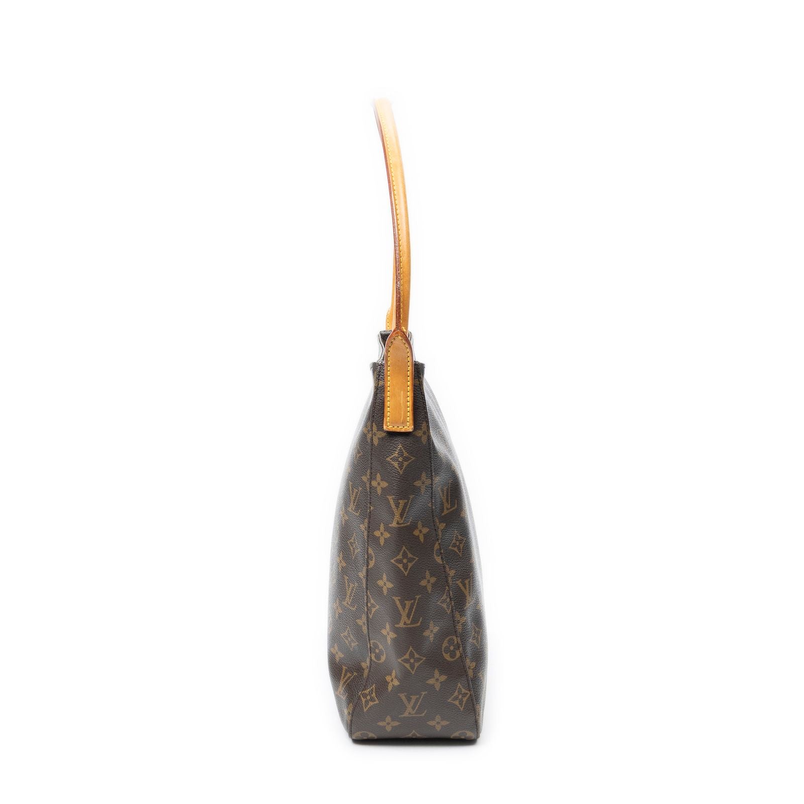 Louis Vuitton Looping Brown Monogram Canvas Shoulder — view 4