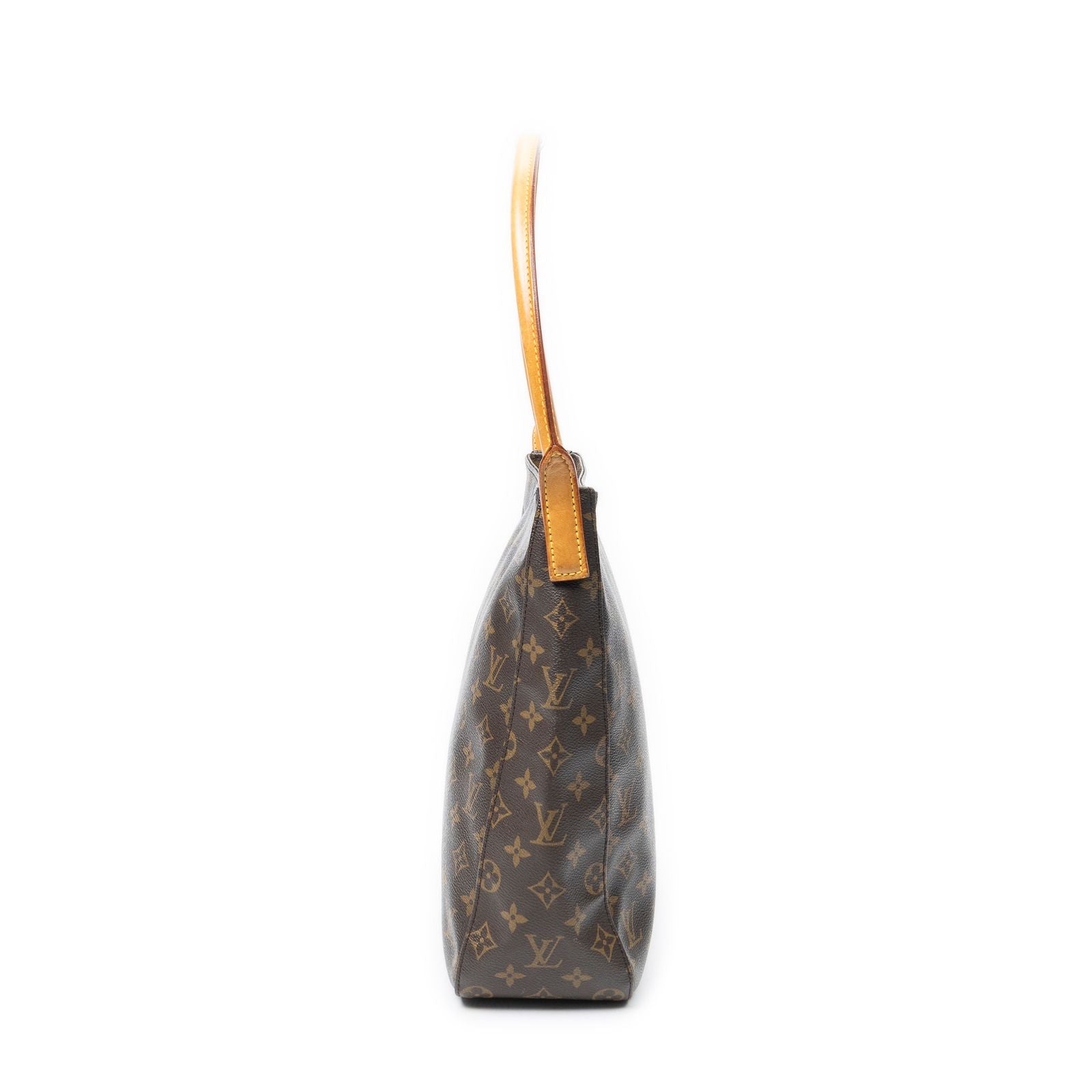 Louis Vuitton Looping Brown Monogram Canvas Shoulder — view 3