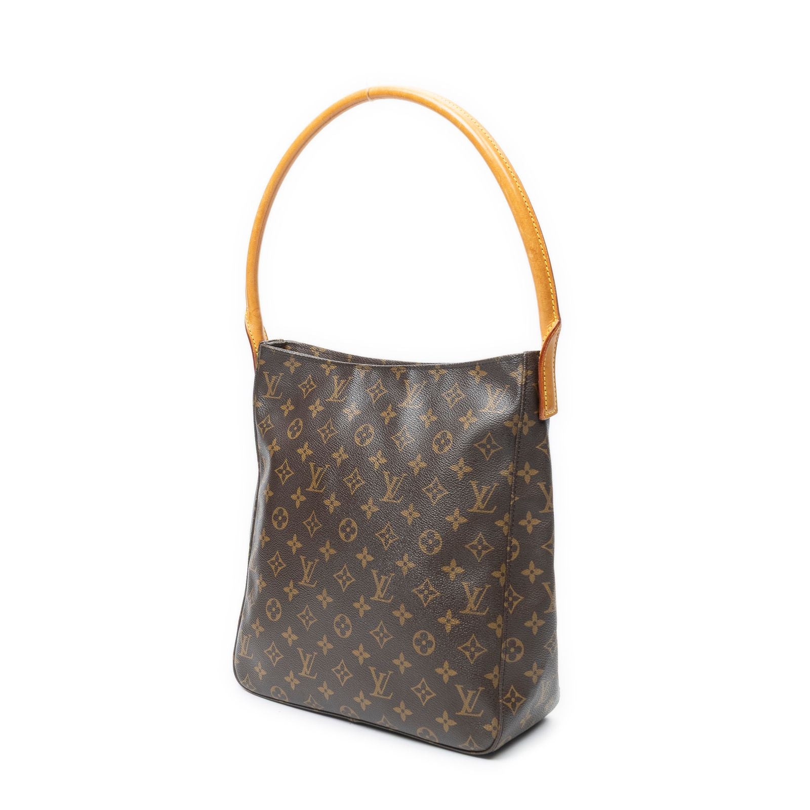 Louis Vuitton Looping Brown Monogram Canvas Shoulder — view 2