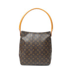 Louis Vuitton Looping Brown Monogram Canvas Shoulder