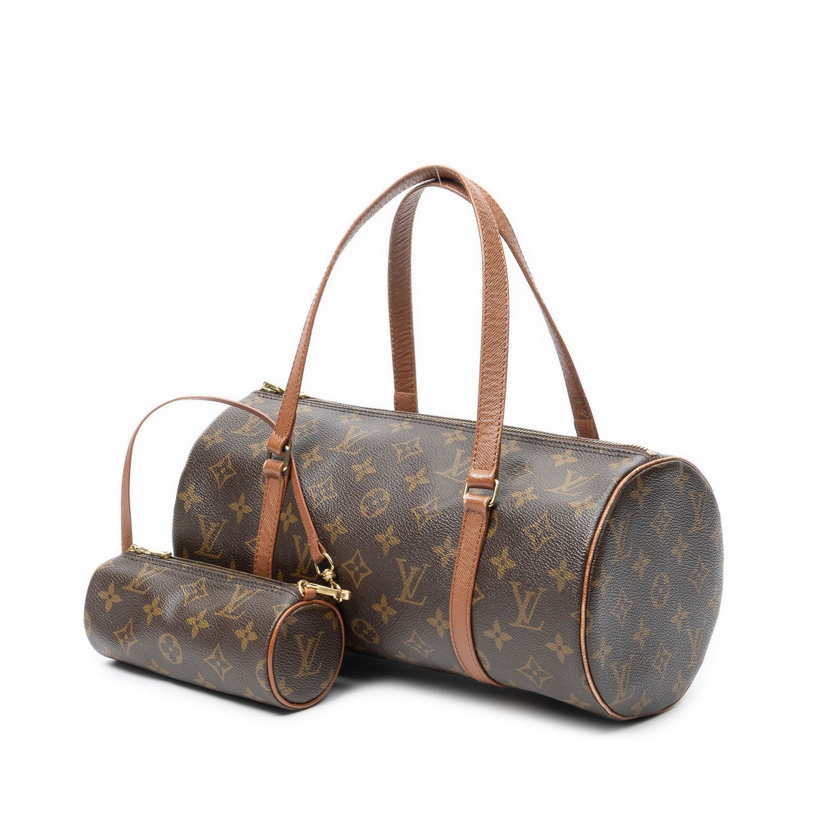Louis Vuitton Papillon Brown Monogram Canvas Handbag — view 2