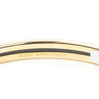 Hermes Enamel Bangle Navy Plating Bracelet — view 4