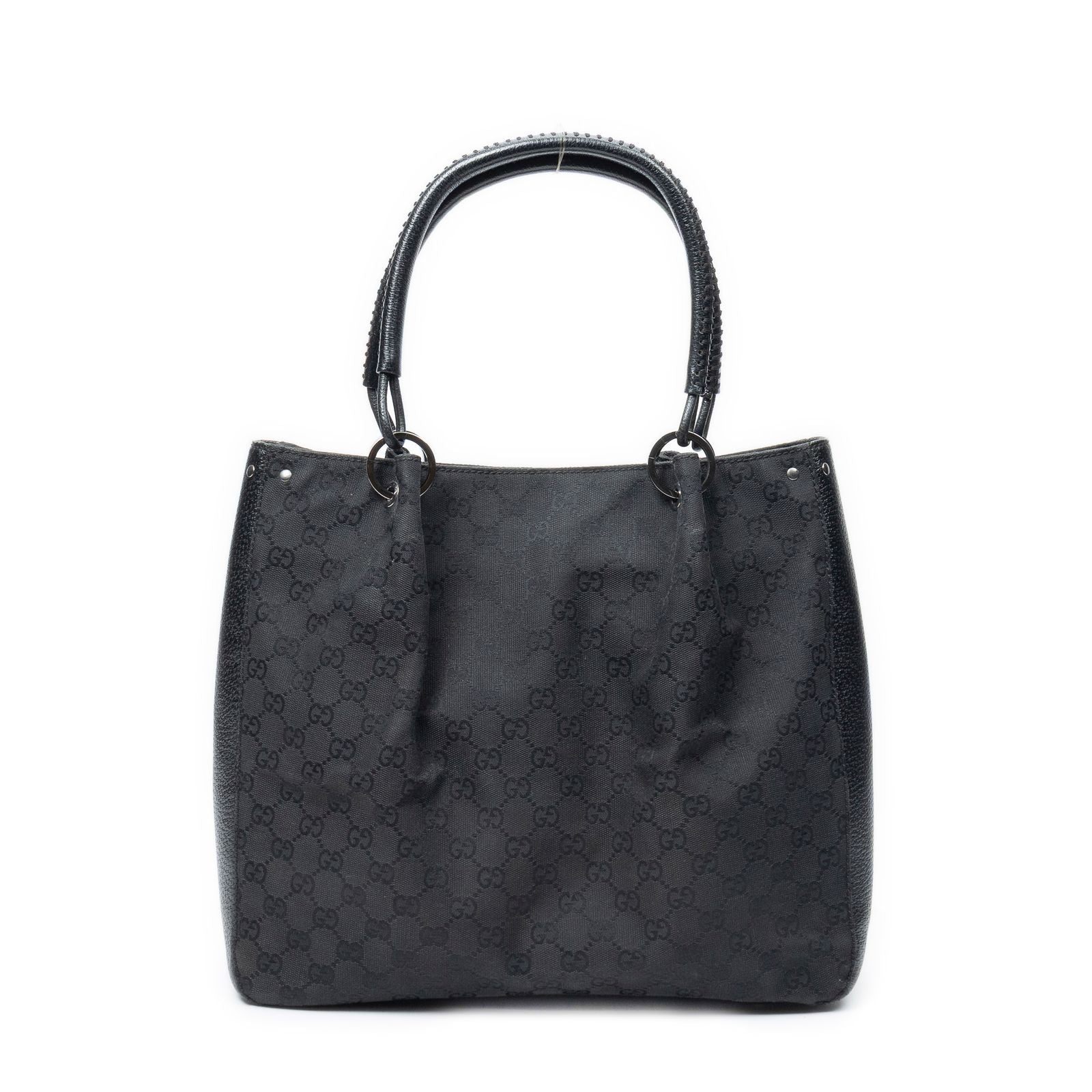 Gucci Shoppingtote Black GG Canvas Shoulder