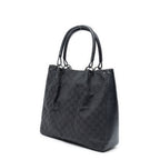 Gucci Shoppingtote Black GG Canvas Shoulder — view 2