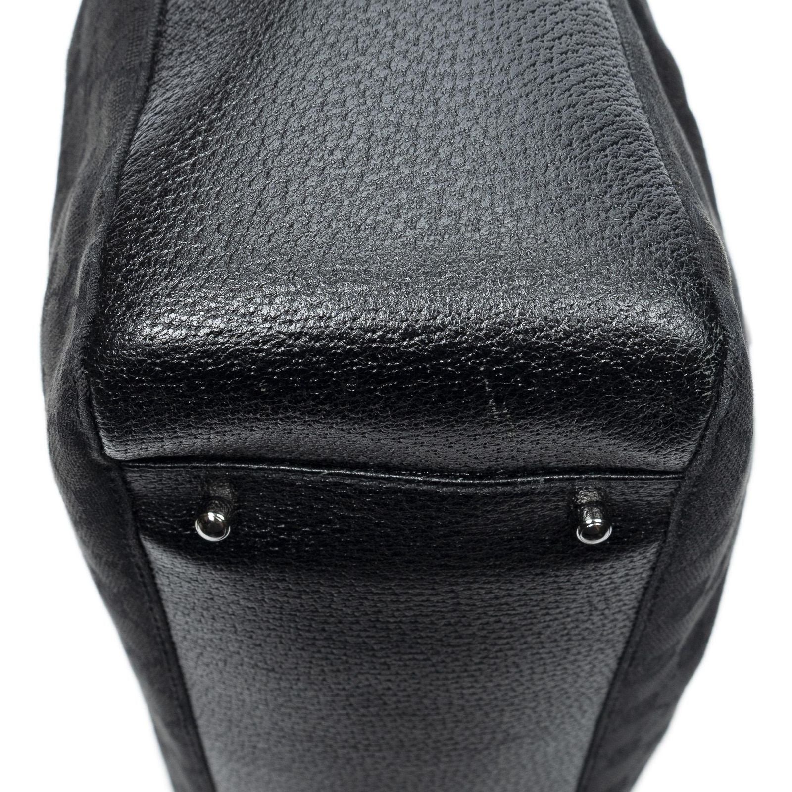 Gucci Shoppingtote Black GG Canvas Shoulder — view 8