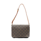 Louis Vuitton Musette Tango Brown Monogram Canvas Shoulder