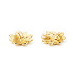 Chanel CC Logo Clip Type Earrings Gold Plated — view 2