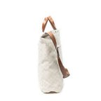 Gucci GG Soft Document Tote Ivory Brown Canvas — view 3