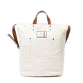 Gucci GG Soft Document Tote Ivory Brown Canvas