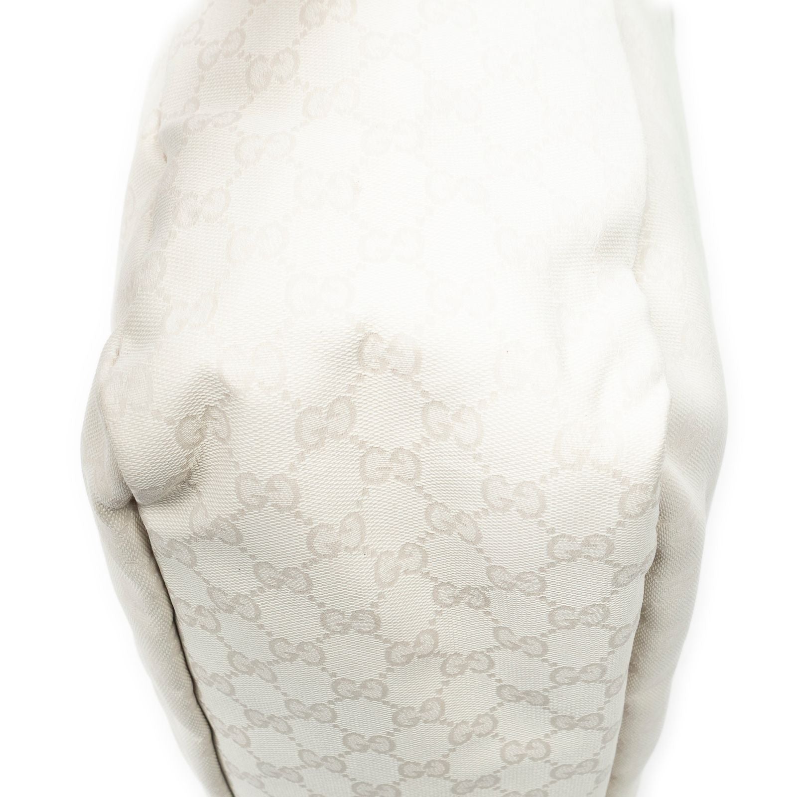 Gucci GG Soft Document Tote Ivory Brown Canvas — view 7