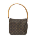 Louis Vuitton Looping Brown Monogram Canvas Shoulder