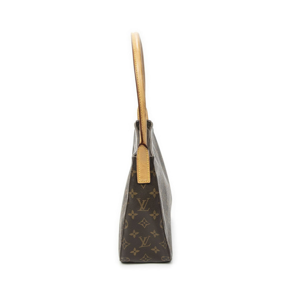 Louis Vuitton Looping Brown Monogram Canvas Shoulder — view 4