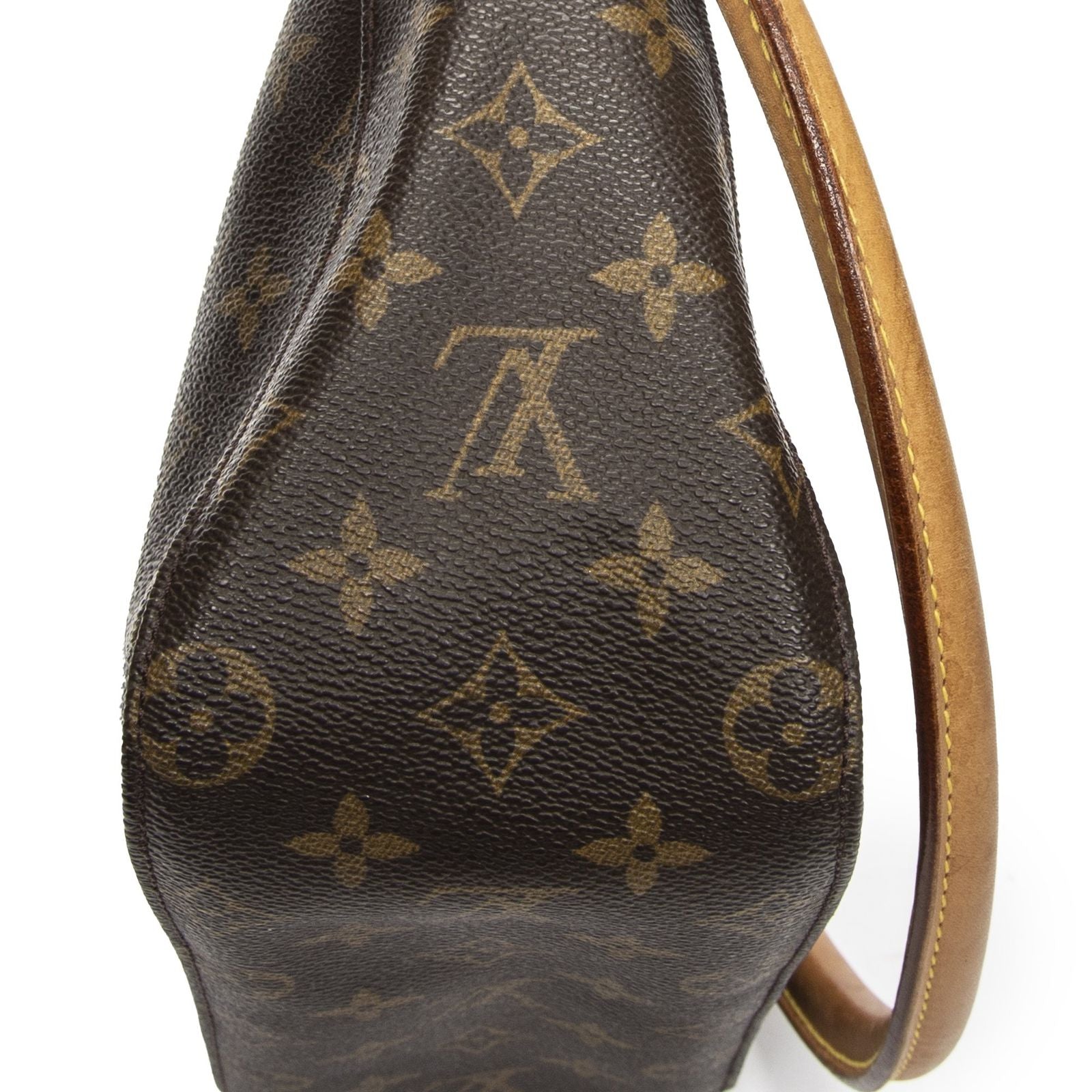 Louis Vuitton Looping Brown Monogram Canvas Shoulder — view 7