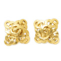 Chanel CC Twisted Diamond Earring