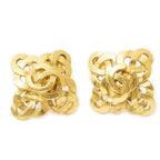 Chanel CC Twisted Diamond Earring