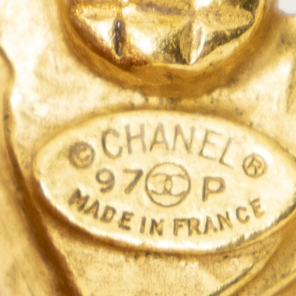 Chanel CC Twisted Diamond Earring — view 3
