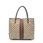 Gucci Shoppingtote Beige Brown GG Canvas Shoulder
