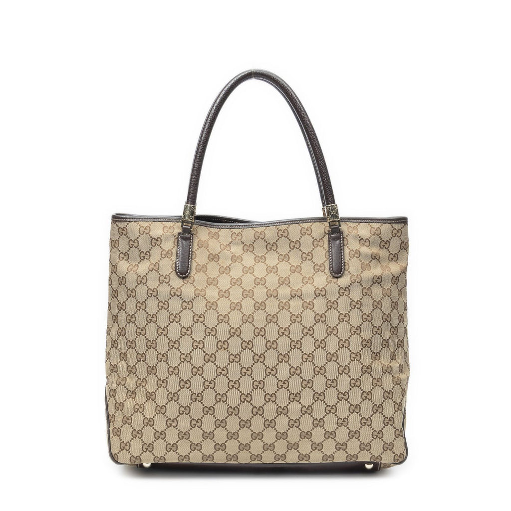 Gucci Shoppingtote Beige Brown GG Canvas Shoulder — view 5