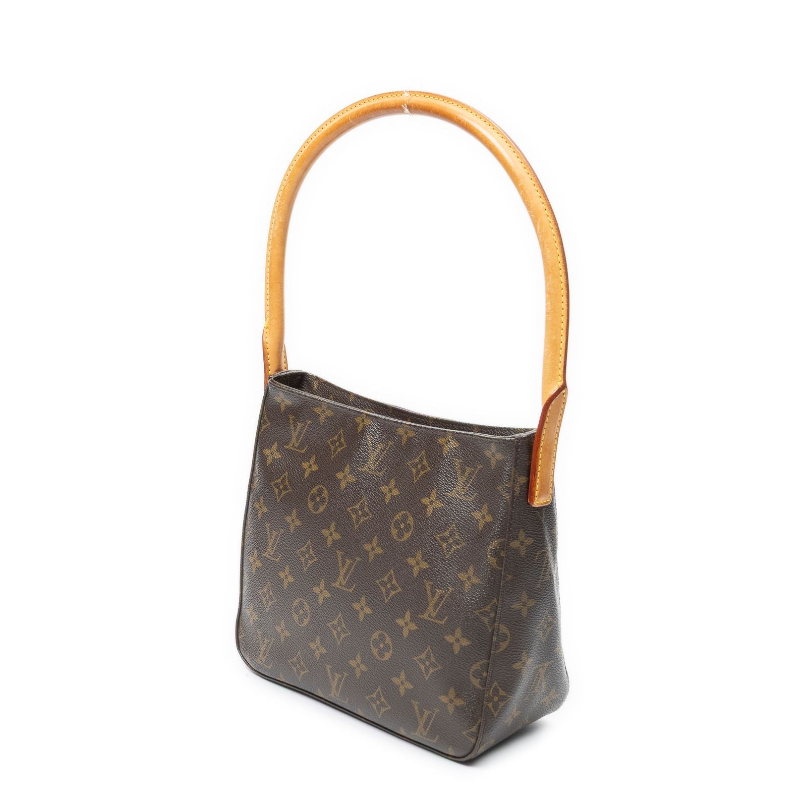 Louis Vuitton Looping Brown Monogram Canvas Shoulder — view 2