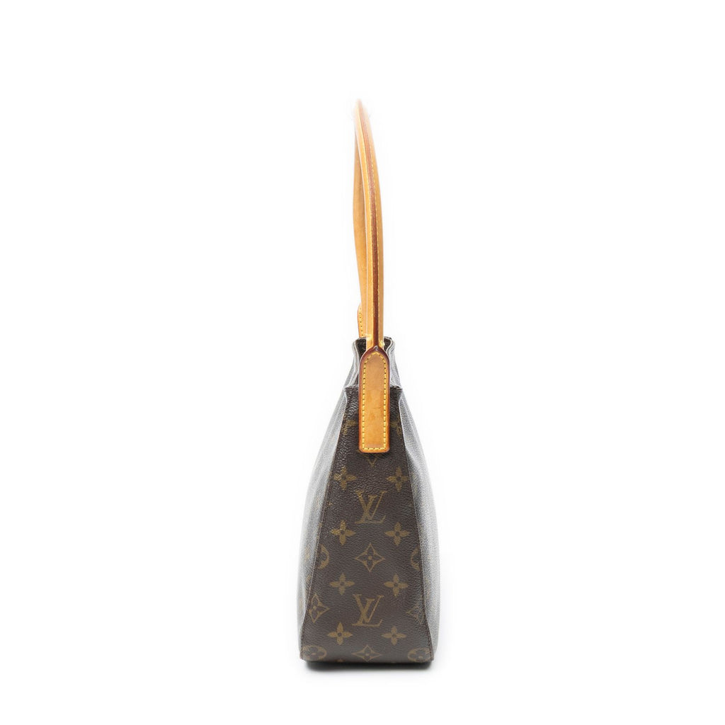 Louis Vuitton Looping Brown Monogram Canvas Shoulder — view 4
