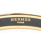 Hermes Enamel Bangle Red Plating Bracelet — view 4