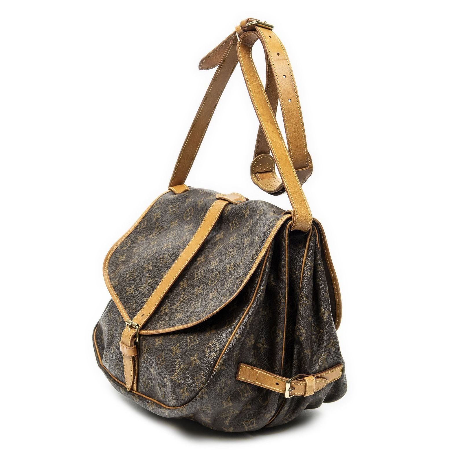 Louis Vuitton Saumur Brown Monogram Canvas — view 2