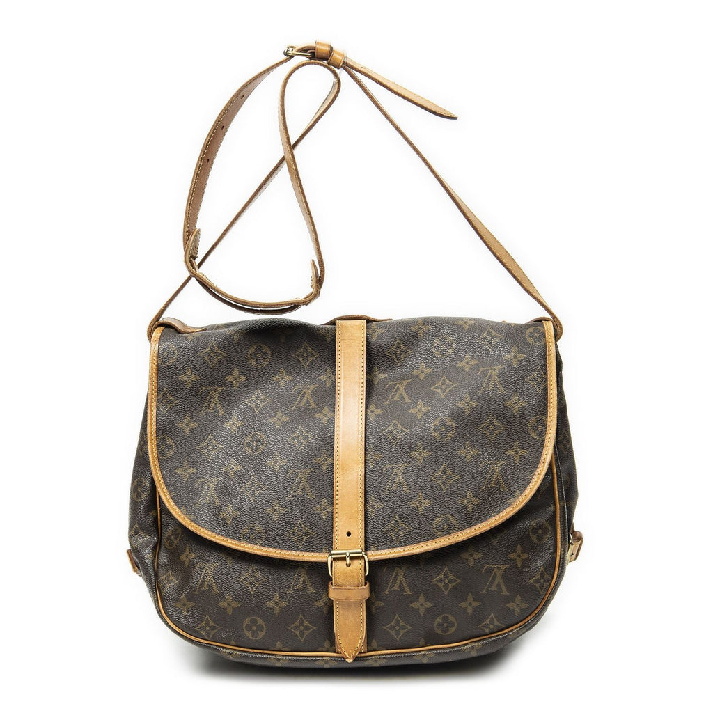 Louis Vuitton Saumur Brown Monogram Canvas — view 5