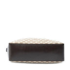 Gucci Vertical Buckle Tote Beige Brown GG Canvas — view 6