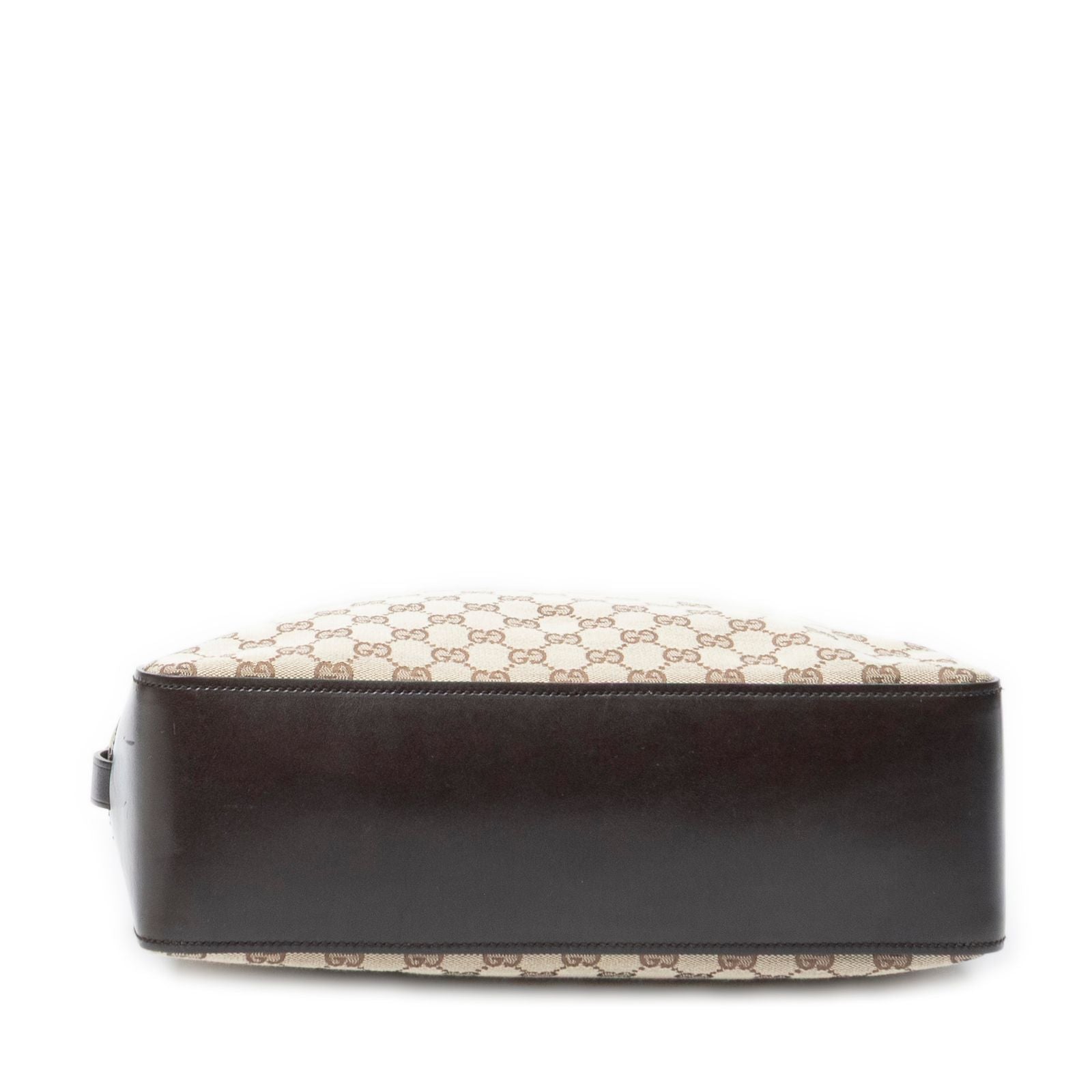 Gucci Vertical Buckle Tote Beige Brown GG Canvas — view 6