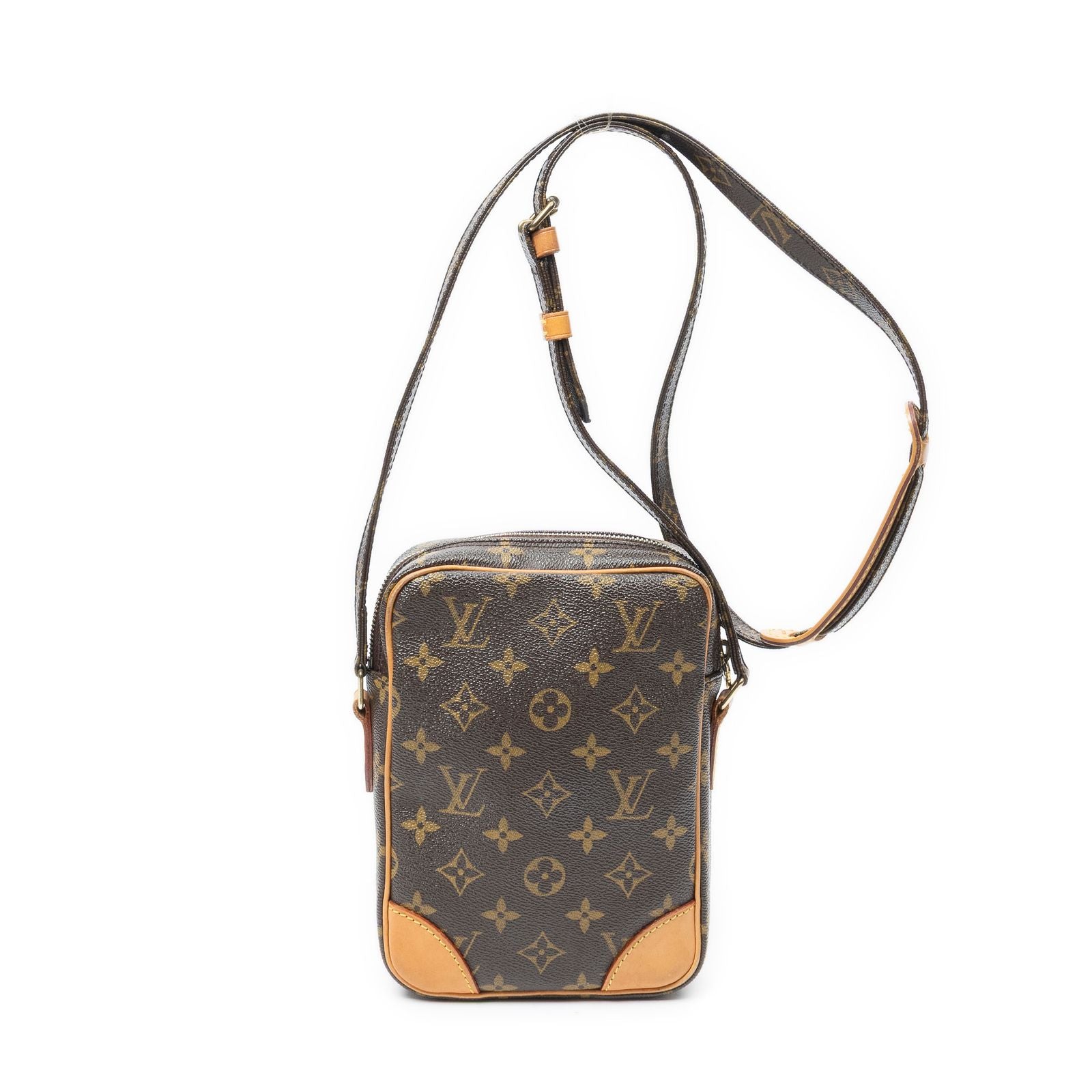 Louis Vuitton Danube Brown Monogram Canvas Crossbody — view 5