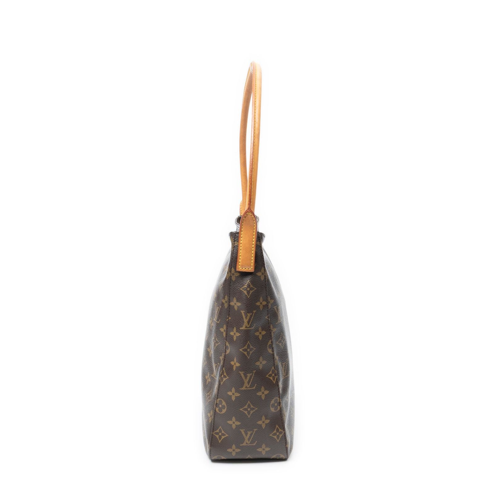 Louis Vuitton Looping Brown Monogram Canvas Shoulder — view 4