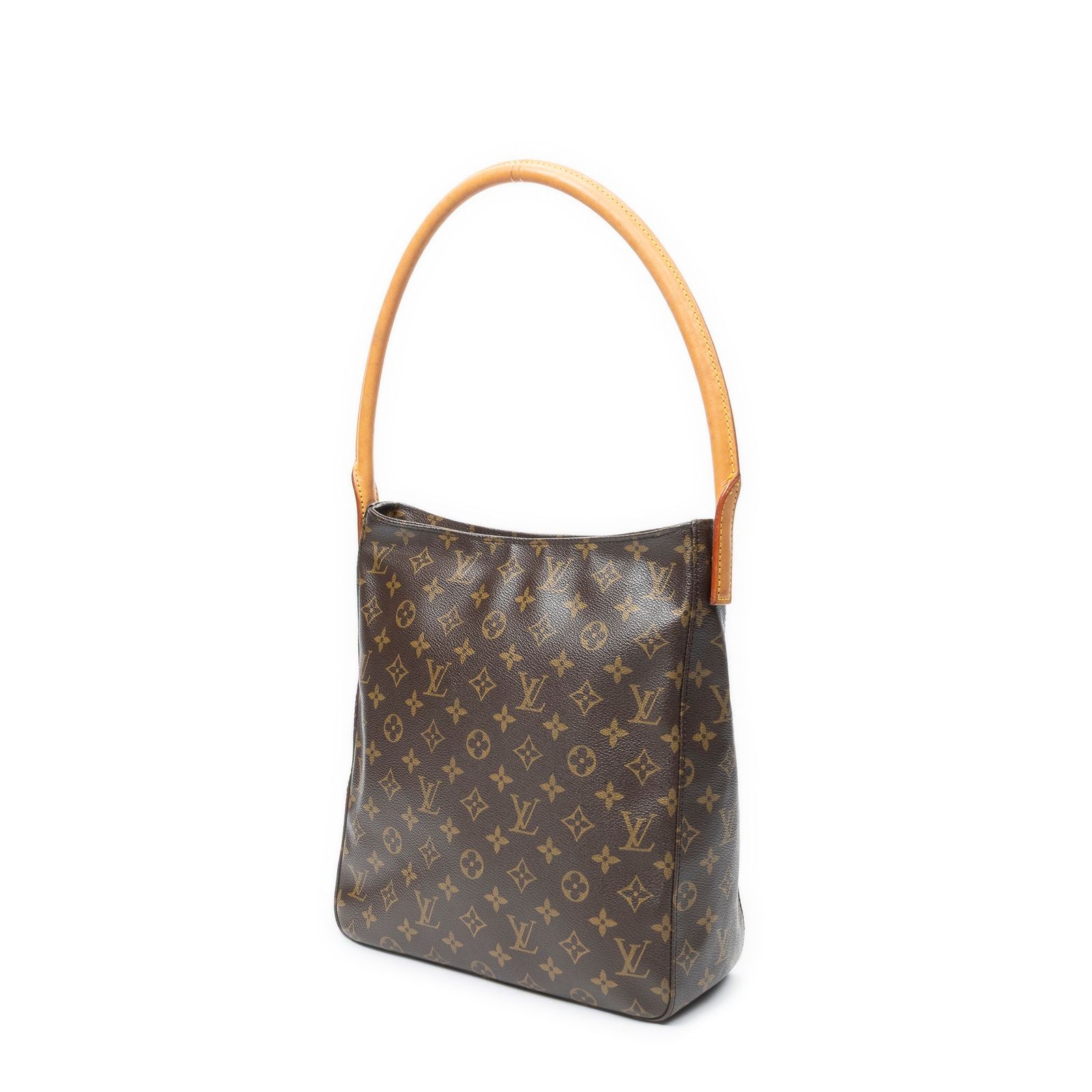 Louis Vuitton Looping Brown Monogram Canvas Shoulder — view 2