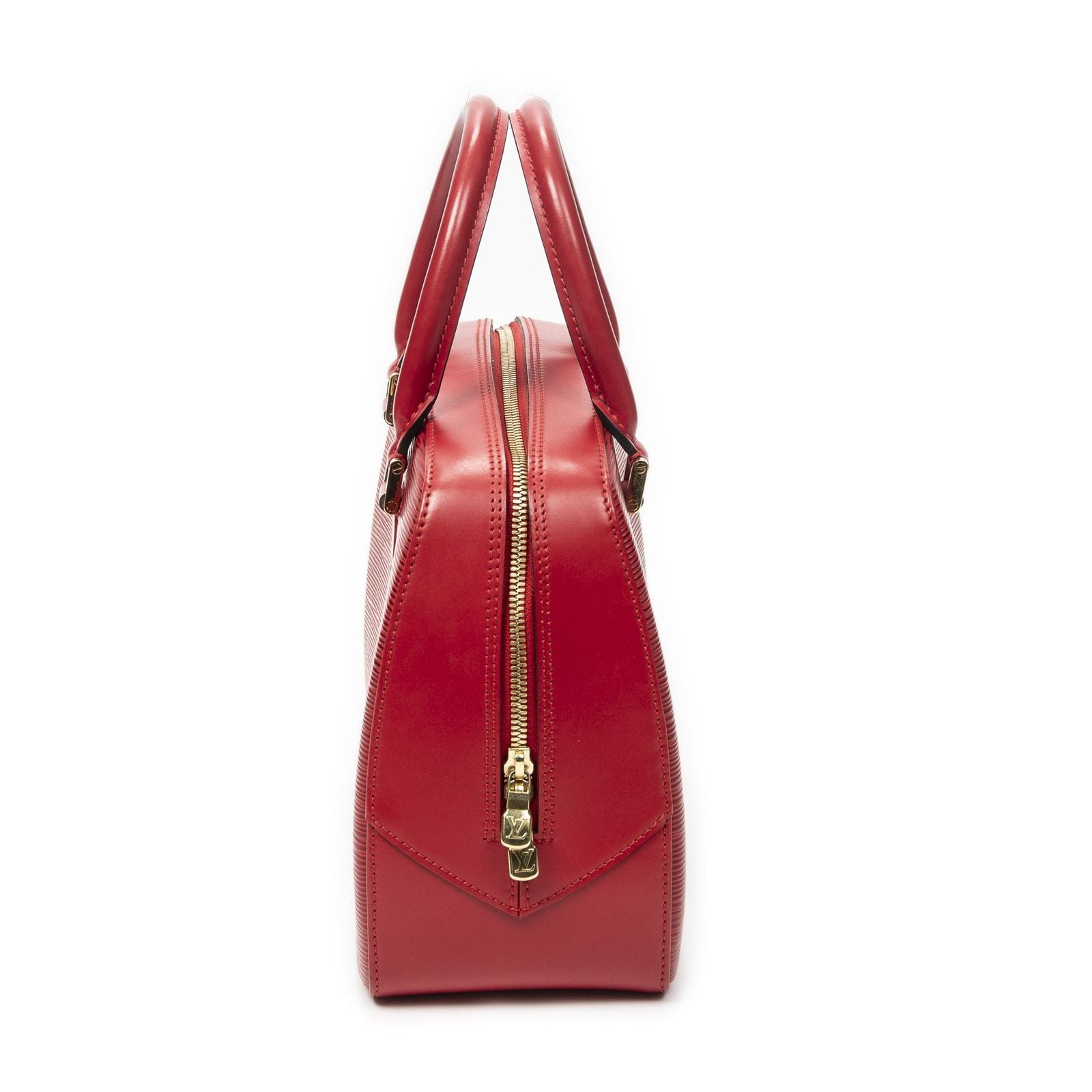 Louis Vuitton Blanc Red Epi Handbag — view 4