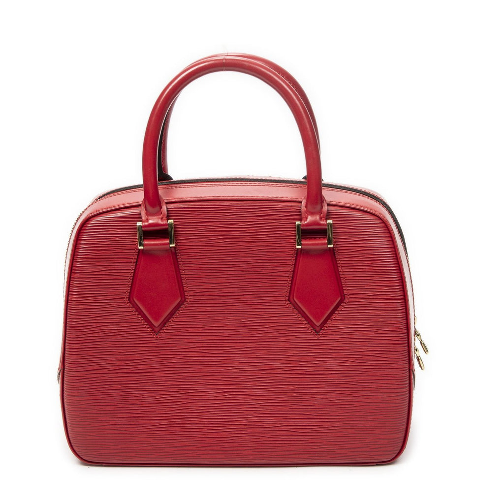 Louis Vuitton Blanc Red Epi Handbag — view 5