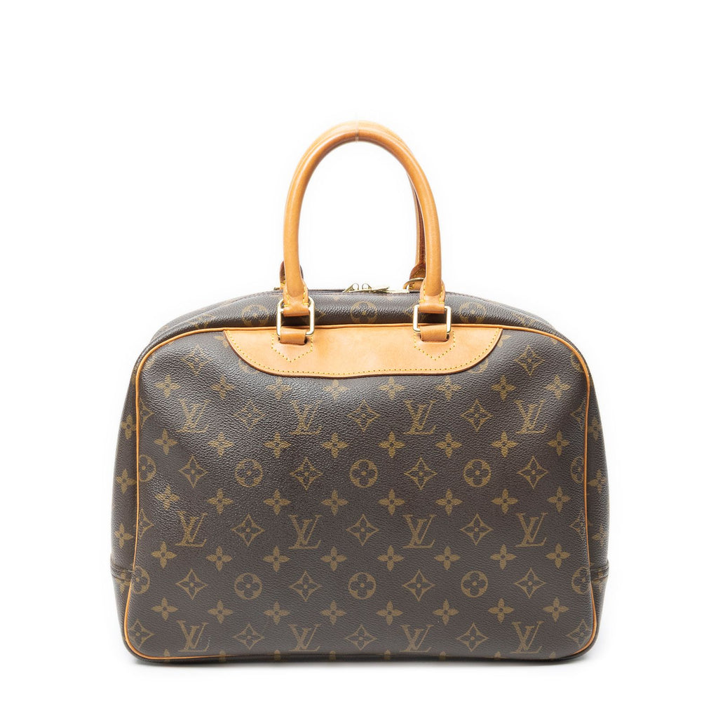 Louis Vuitton Deauville Brown Monogram Canvas Handbag — view 5