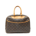Louis Vuitton Deauville Brown Monogram Canvas Handbag