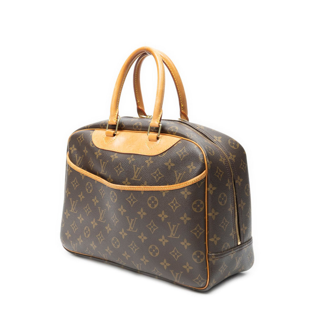 Louis Vuitton Deauville Brown Monogram Canvas Handbag — view 2
