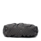 Gucci Large Abbey D Ring Tote Dark Brown GG Denim Canvas — view 6