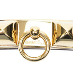 Hermes Rivale Double Bracelet Lightbrown Leather — view 4