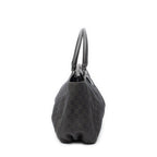 Gucci Large Abbey D Ring Tote Dark Brown GG Denim Canvas — view 4