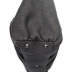Gucci Large Abbey D Ring Tote Dark Brown GG Denim Canvas — view 8