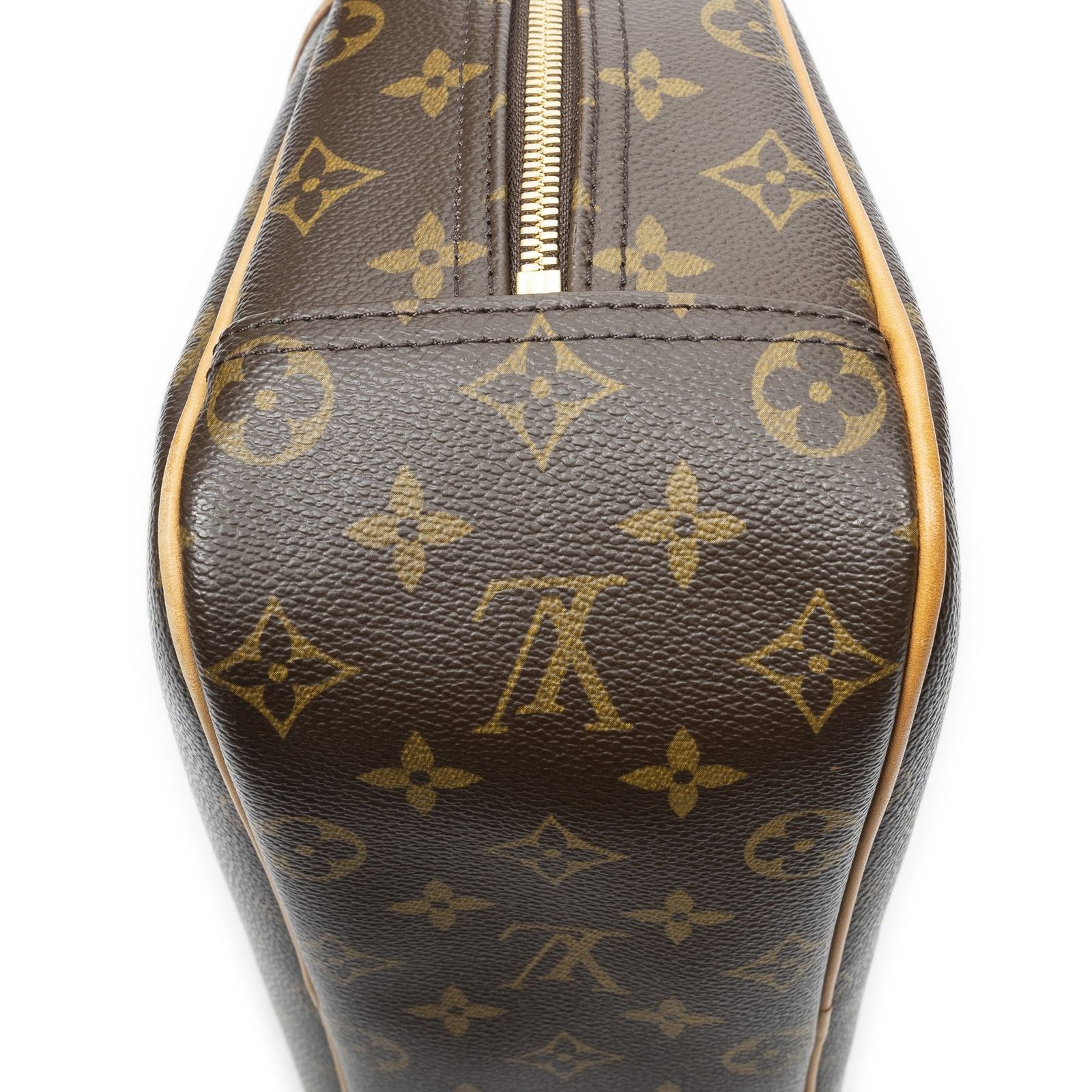 Louis Vuitton Brown Monogram Canvas Handbag — view 7