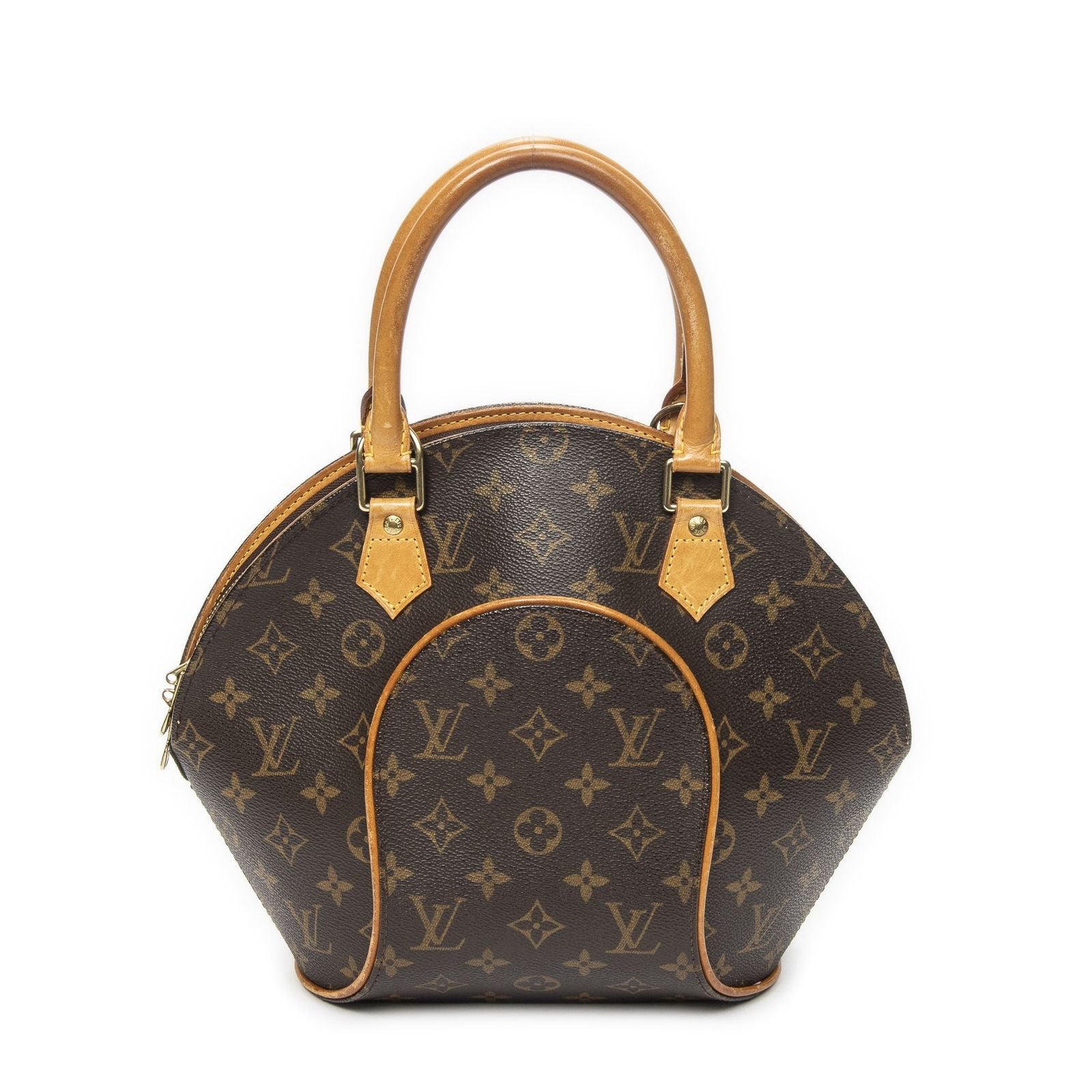 Louis Vuitton Ellipse Brown Monogram Canvas Handbag — view 5