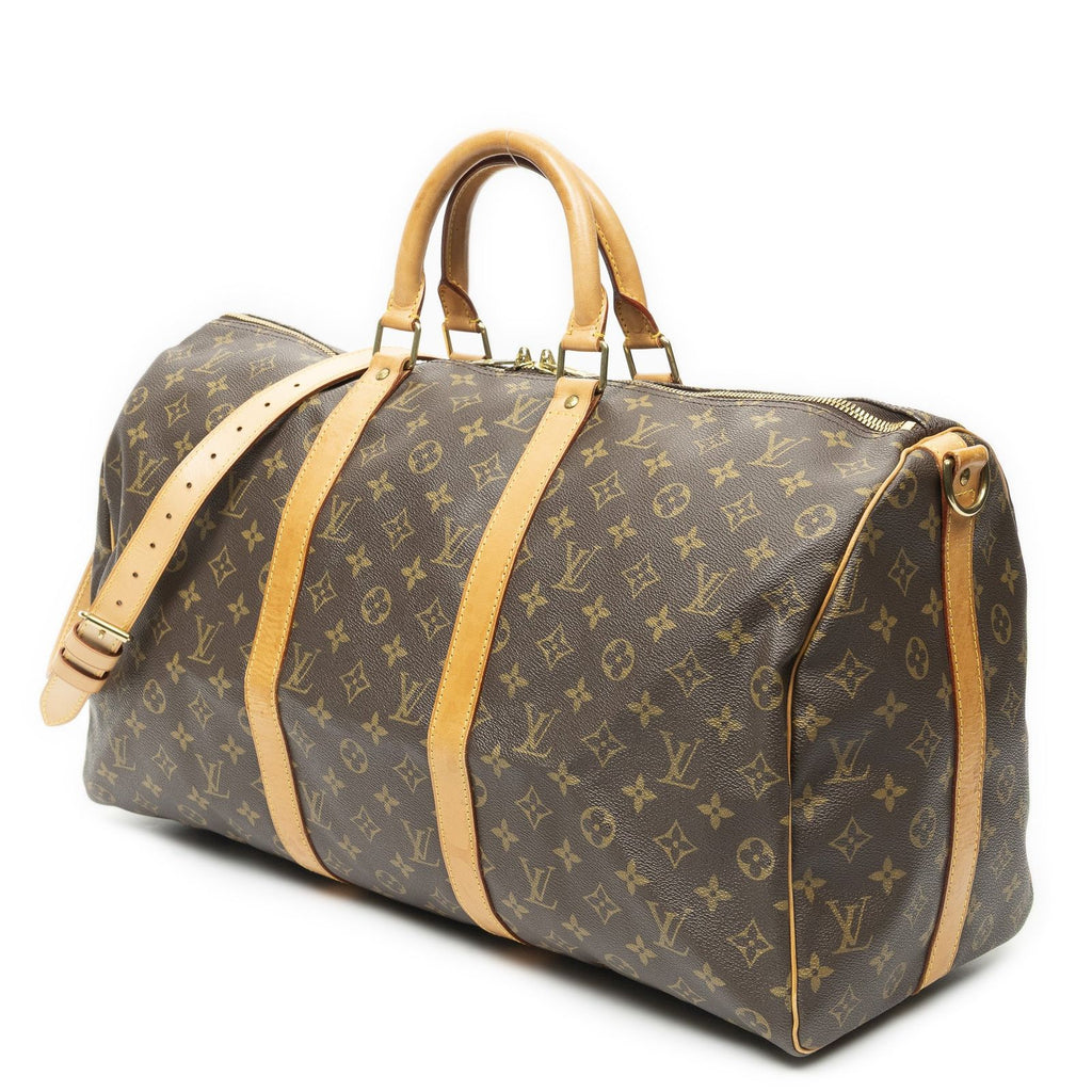 Louis Vuitton Keepall Bandouliere Brown Monogram Canvas — view 2