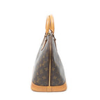 Louis Vuitton Alma Brown Monogram Canvas Handbag — view 3