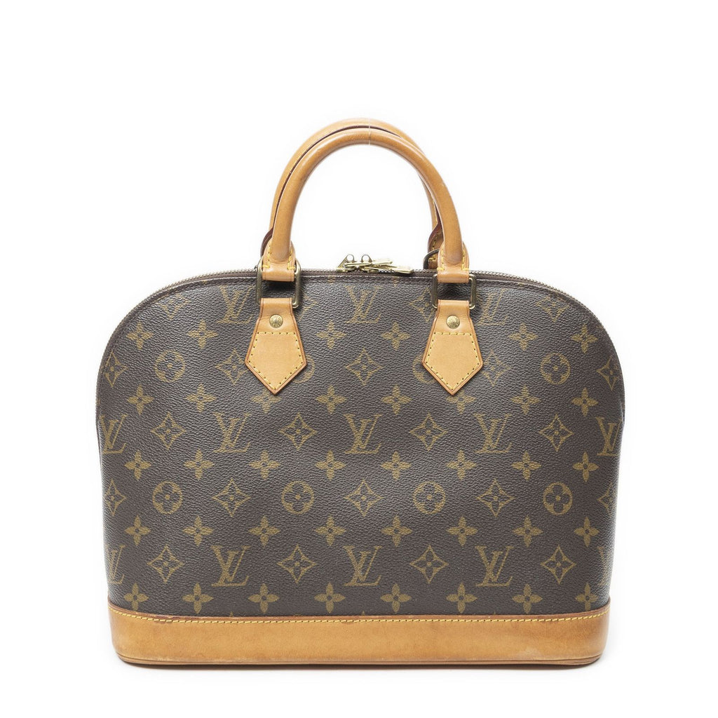 Louis Vuitton Alma Brown Monogram Canvas Handbag
