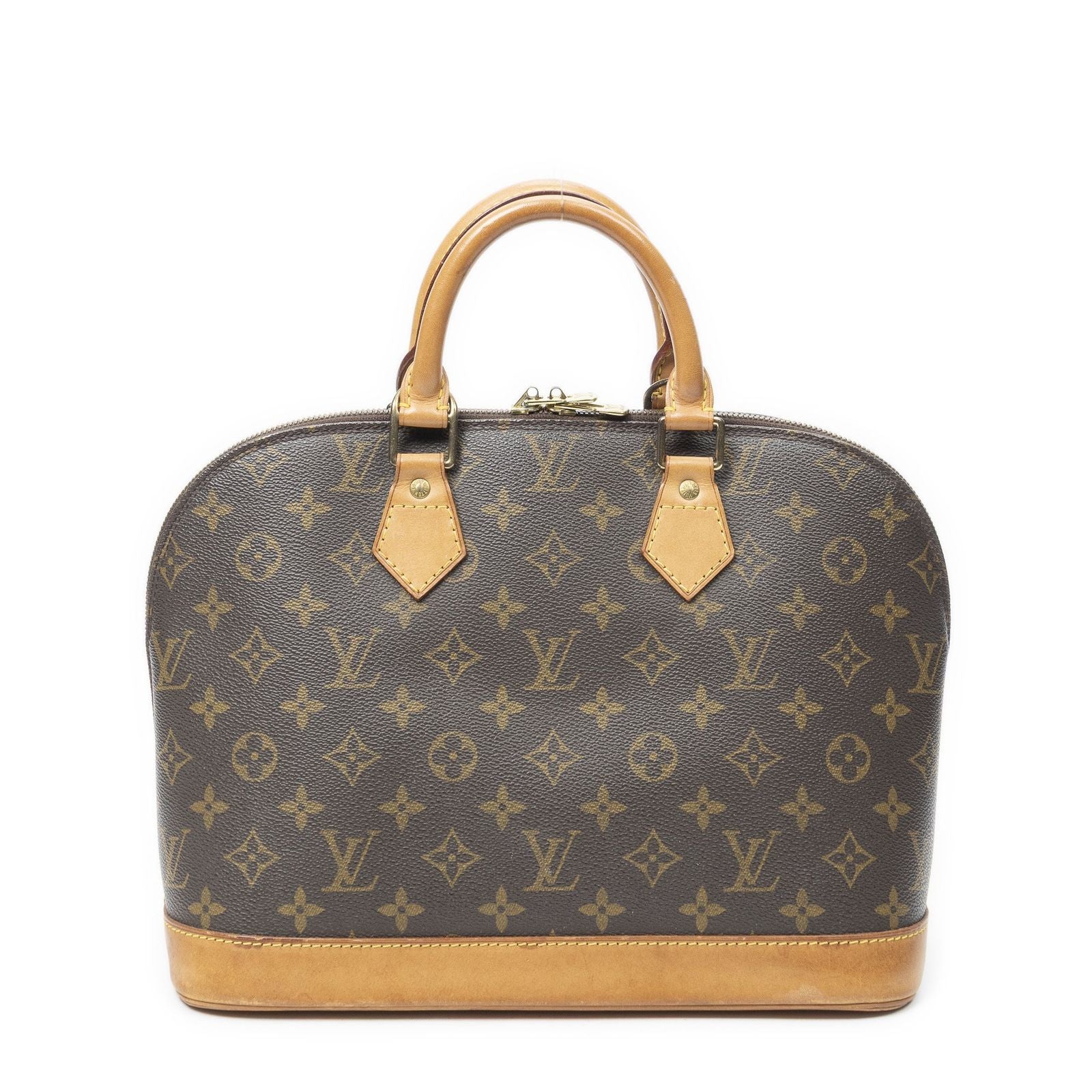 Louis Vuitton Alma Brown Monogram Canvas Handbag