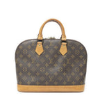 Louis Vuitton Alma Brown Monogram Canvas Handbag — view 5