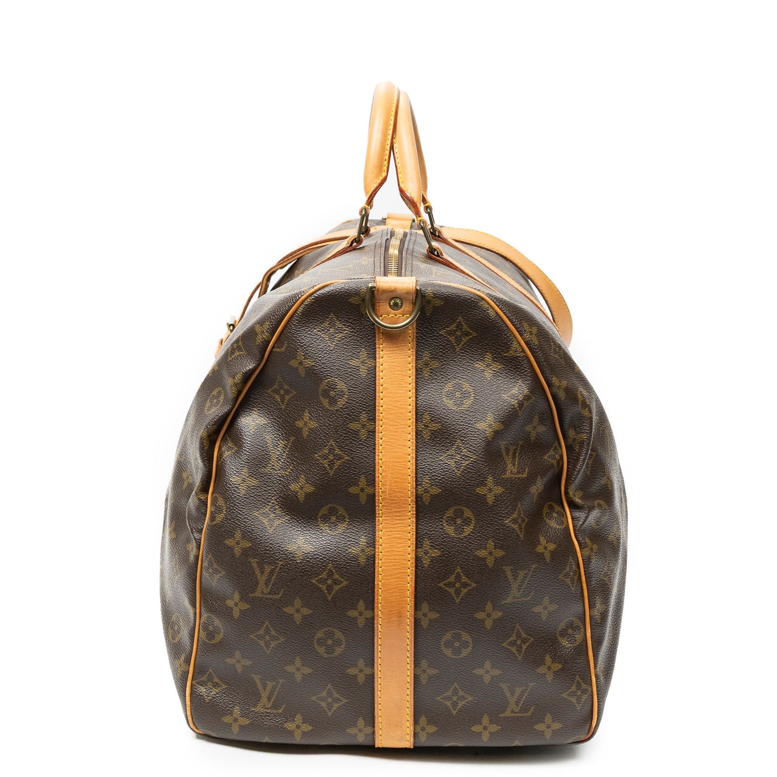 Louis Vuitton Keepall Bandouliere Brown Monogram Canvas — view 3